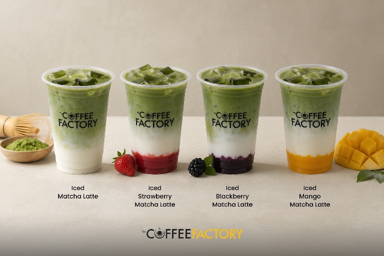 Coffee Factory Yaz Menüsünde Ferahlatan Matcha Serisi